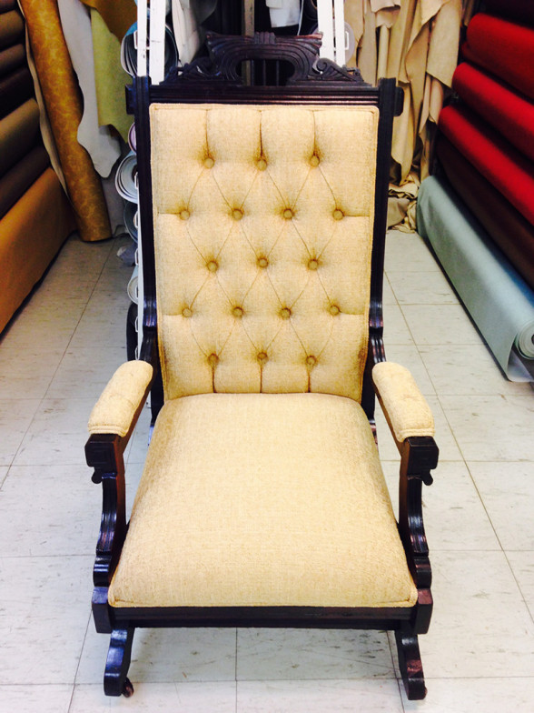 Chair re-upholstery and restoration