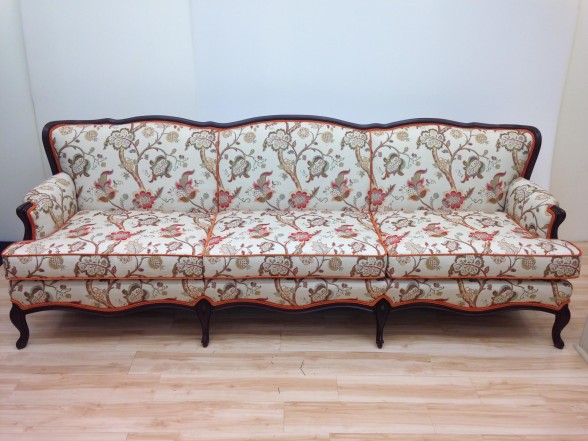 sofa reupholstery - after
