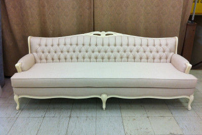 Sofa Tufted and re-upholstered