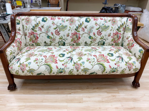 floral pattern sofa upholstery
